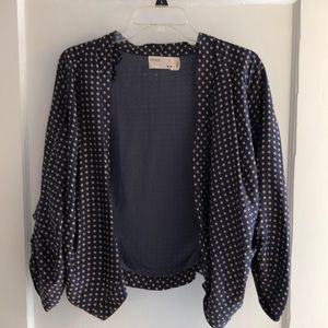 Anthropologie Rutzou silk cardigan